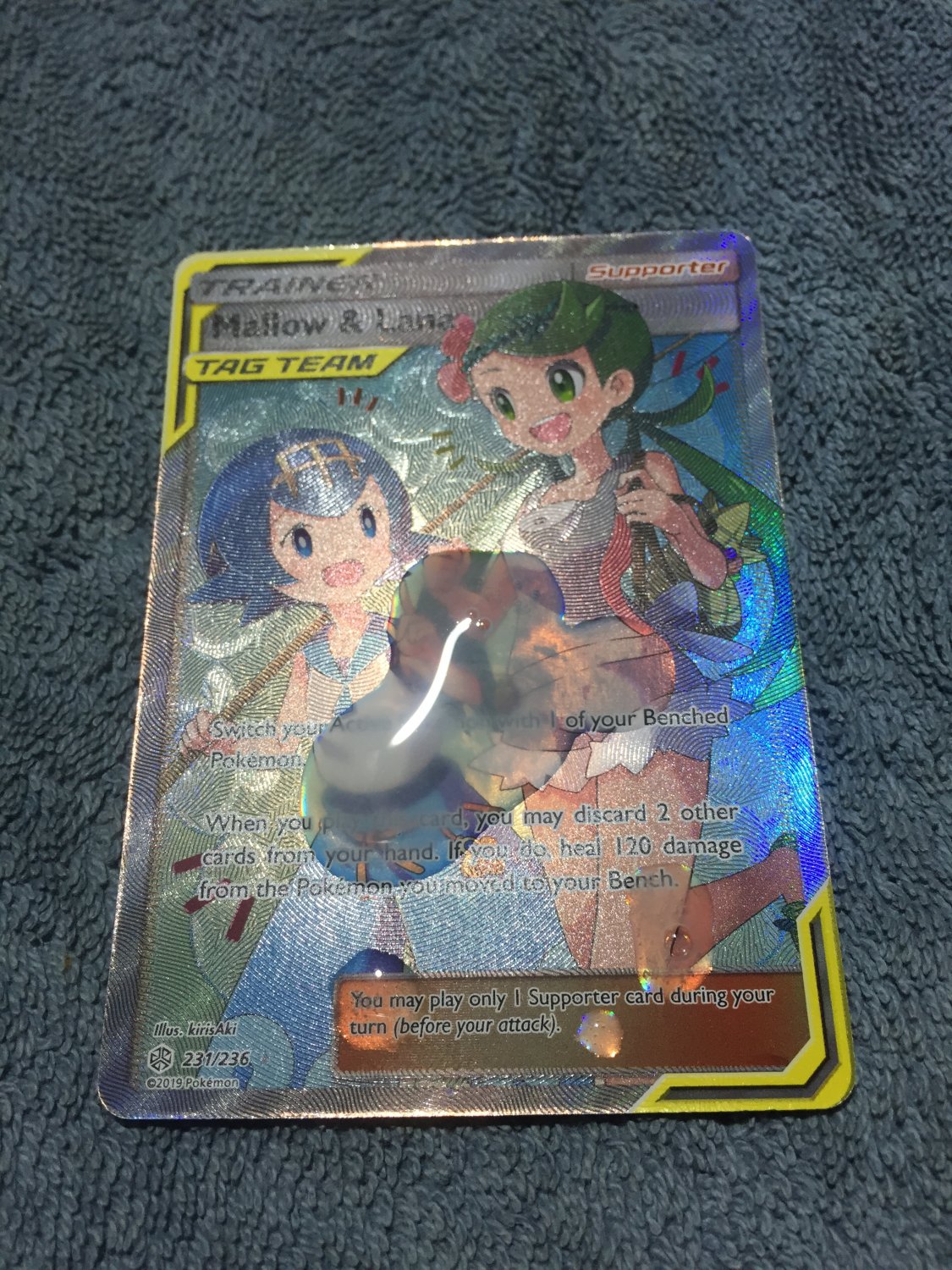 Cum on Mallow & Lana Trainer Card #poRMWP6L